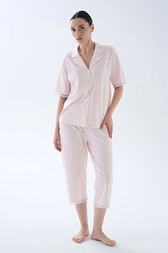 Hays Kadın Pijama Takımı 70137TKM PMB Pembe Hays Kadın Pijama Takımı 70137TKM PMB Pembe