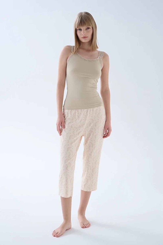 Hays Kadın Pijama Takımı 70174TKM BJ Bej Hays Kadın Pijama Takımı 70174TKM BJ Bej
