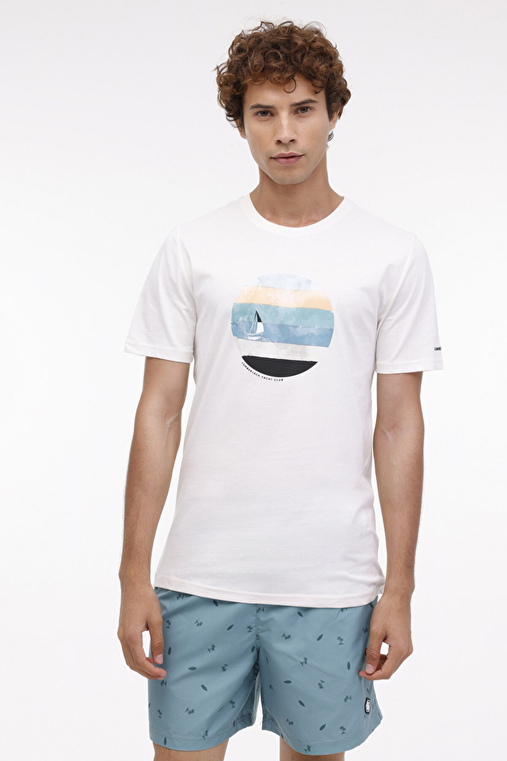 Lumberjack Regular Fit Bisiklet Yaka Erkek Tişört STEW 11DS1025 Ekru Lumberjack Regular Fit Bisiklet Yaka Erkek Tişört STEW 11DS1025 Ekru