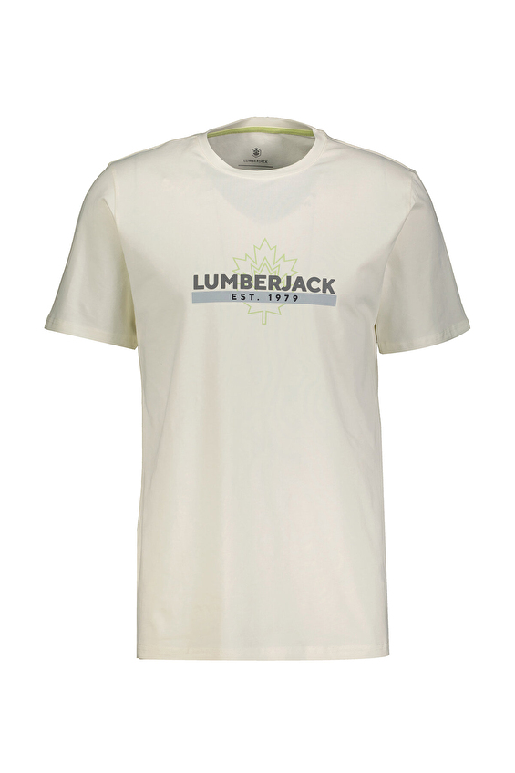 Lumberjack Erkek Tişört WALTER 11WK1004 Ekru Lumberjack Erkek Tişört WALTER 11WK1004 Ekru