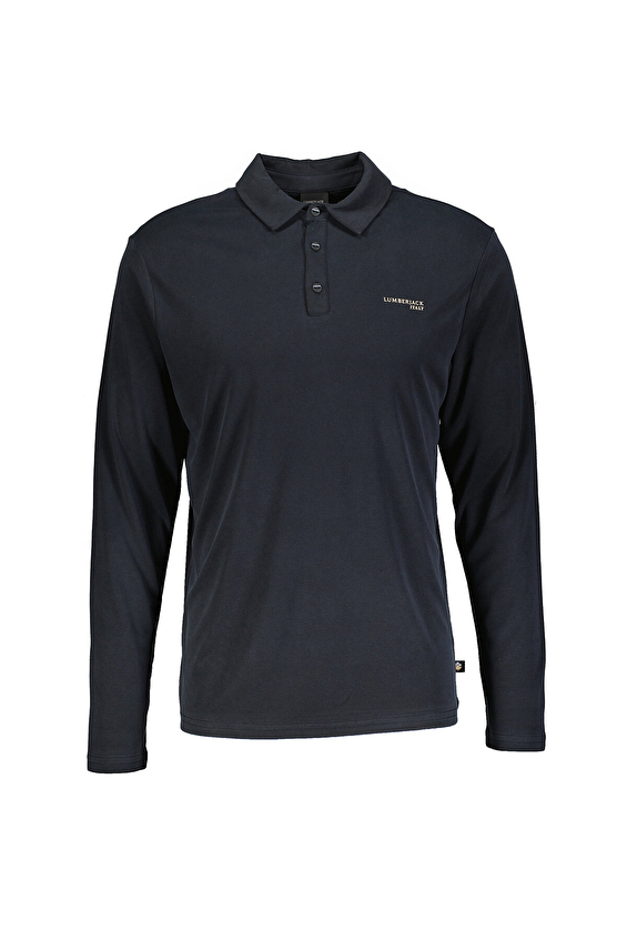 Lumberjack Polo Yaka Erkek Sweatshirt ZEYN 15ITL510 Siyah Lumberjack Polo Yaka Erkek Sweatshirt ZEYN 15ITL510 Siyah