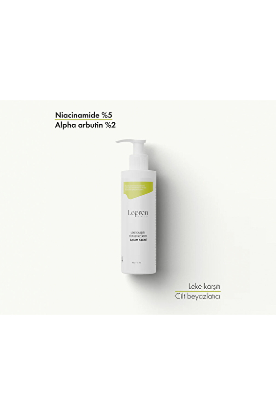 Leke Karşıtı Cilt Beyazlatıcı Bakım Kremi 200 ml Leke Karşıtı Cilt Beyazlatıcı Bakım Kremi 200 ml