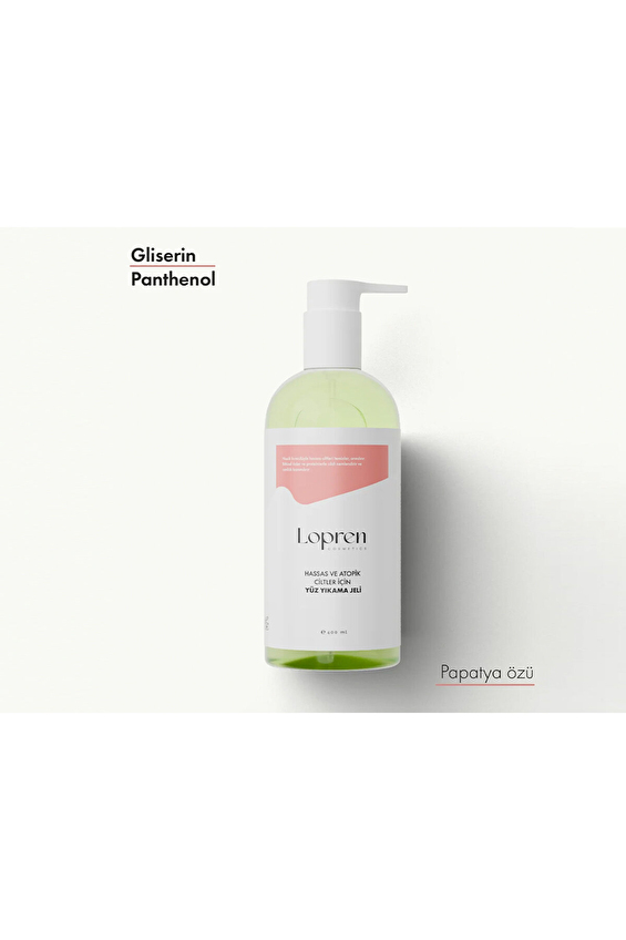 Lopren Hassas Ve Atopik Ciltler Için Yüz Temizleme Jeli 400 ml Lopren Hassas Ve Atopik Ciltler Için Yüz Temizleme Jeli 400 ml
