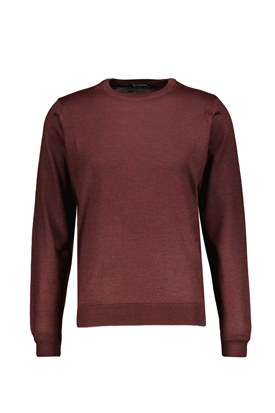 Diandor Regular Fit Erkek Triko 2425001 Bordo Diandor Regular Fit Erkek Triko 2425001 Bordo