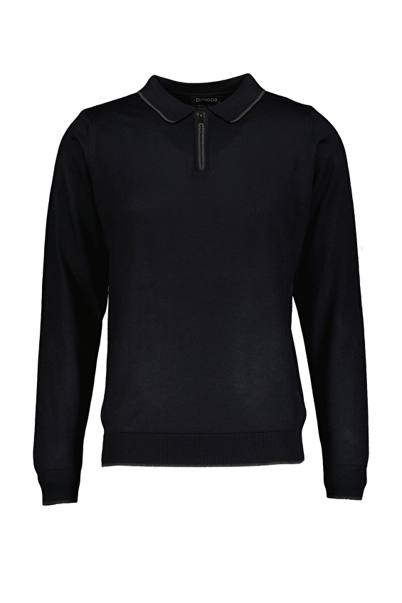 Diandor Regular Fit Erkek Triko 2425004 Lacivert Diandor Regular Fit Erkek Triko 2425004 Lacivert