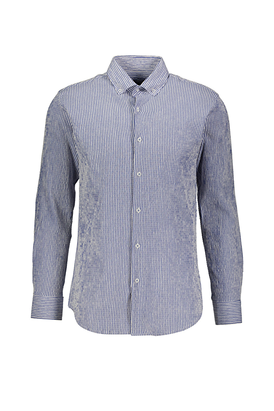 Diandor Regular Fit Uzun Kollu Erkek Gömlek 2512001 Mavi Diandor Regular Fit Uzun Kollu Erkek Gömlek 2512001 Mavi