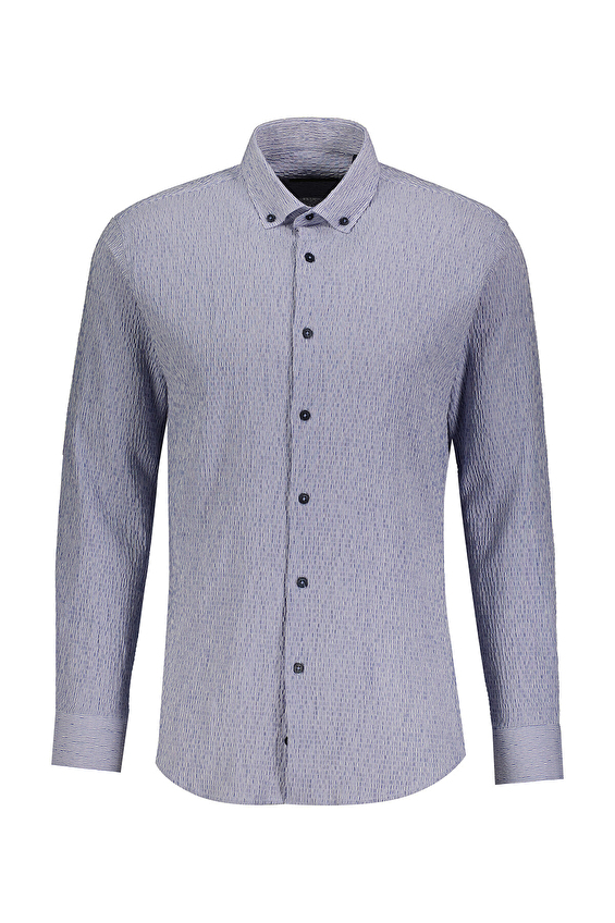 Diandor Regular Fit Uzun Kollu Erkek Gömlek 2512004 Mavi Diandor Regular Fit Uzun Kollu Erkek Gömlek 2512004 Mavi