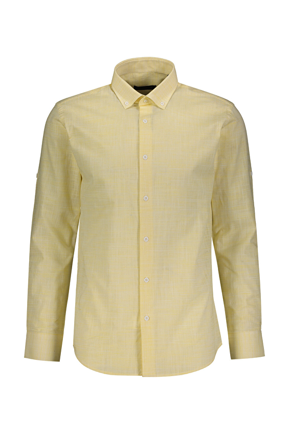 Diandor Regular Fit Uzun Kollu Erkek Gömlek 2512005 Sarı Diandor Regular Fit Uzun Kollu Erkek Gömlek 2512005 Sarı