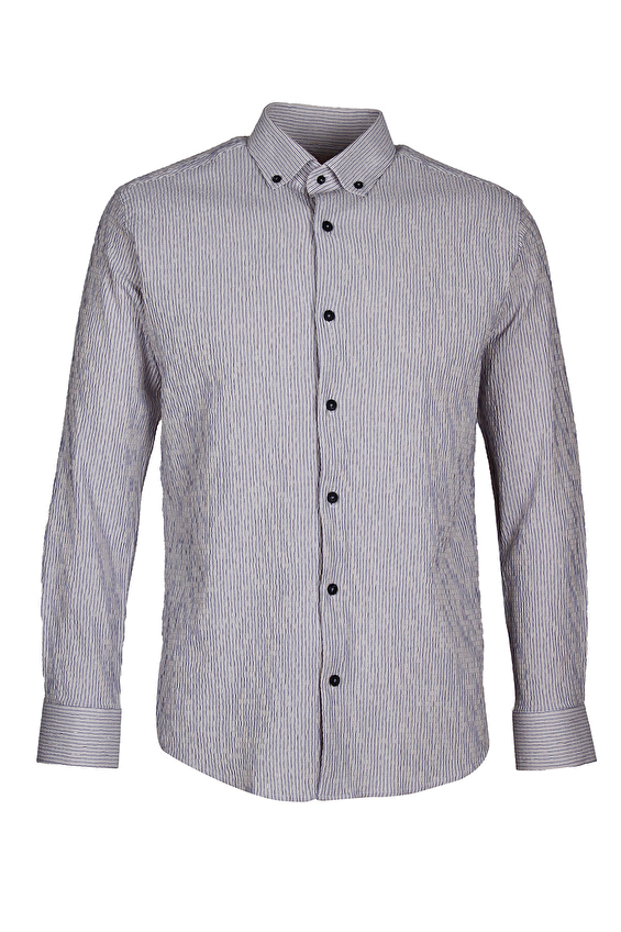 Diandor Regular Fit Uzun Kollu Erkek Gömlek 2512008 Mavi Diandor Regular Fit Uzun Kollu Erkek Gömlek 2512008 Mavi