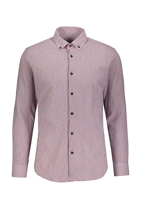 Diandor Regular Fit Uzun Kollu Erkek Gömlek 2512008 Kırmızı Diandor Regular Fit Uzun Kollu Erkek Gömlek 2512008 Kırmızı