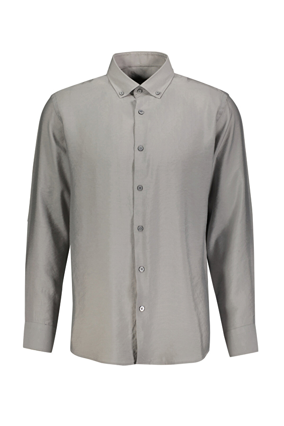 Diandor Regular Fit Uzun Kollu Erkek Gömlek 2512012 Gri Diandor Regular Fit Uzun Kollu Erkek Gömlek 2512012 Gri