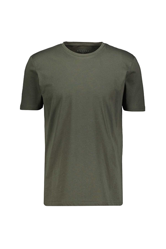 Diandor Regular Fit Erkek Tişört 2617300 Haki Diandor Regular Fit Erkek Tişört 2617300 Haki
