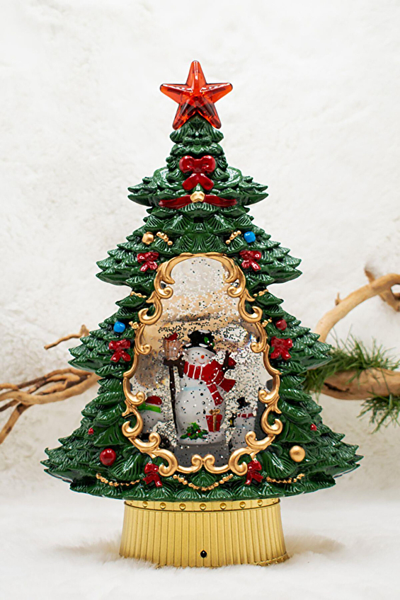 Waldern Dekoratif Çam Ağacı Kar Küresi Kardan Adam Waldern Dekoratif Çam Ağacı Kar Küresi Kardan Adam