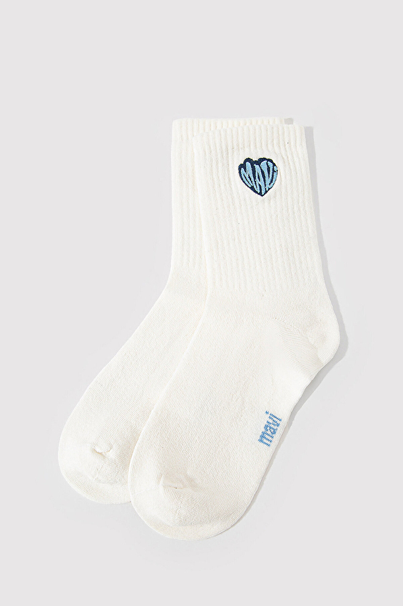 Mavi Kadın Soket Çorap M1912721 Ekru Mavi Kadın Soket Çorap M1912721 Ekru