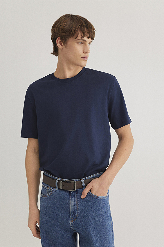 Mavi Erkek Tişört M066249 70497 Lacivert Mavi Erkek Tişört M066249 70497 Lacivert