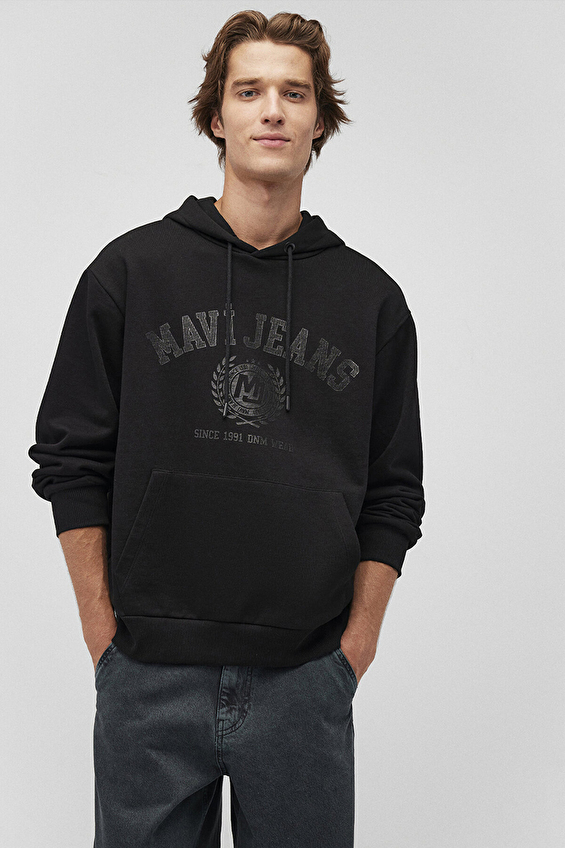 Mavi Erkek Sweatshirt M0S10201 900 Siyah Mavi Erkek Sweatshirt M0S10201 900 Siyah