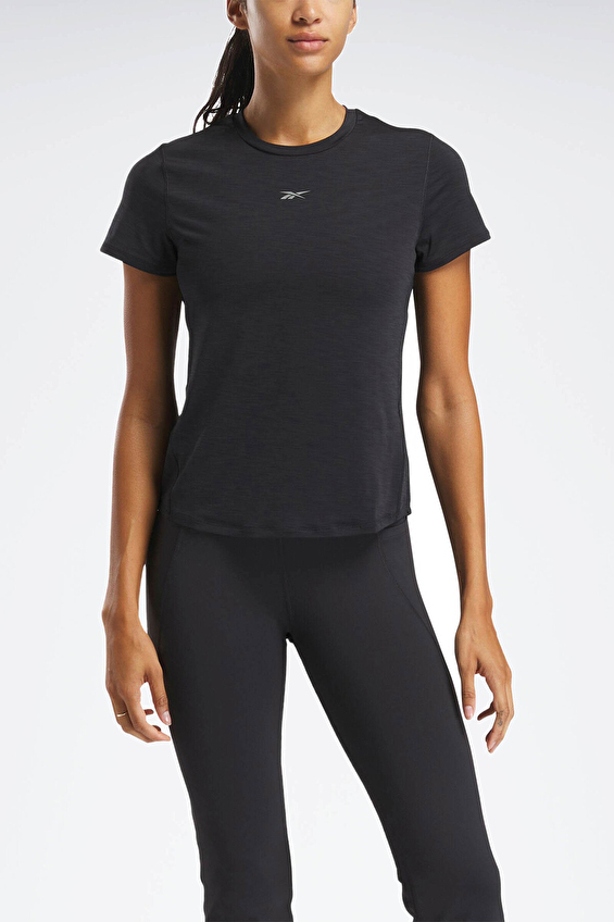 Reebok Regular Fit Kadın Tişört 100214669 Siyah Reebok Regular Fit Kadın Tişört 100214669 Siyah