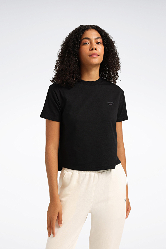 Reebok Regular Fit Kadın Tişört LC 6628 Ekru Reebok Regular Fit Kadın Tişört LC 6628 Ekru