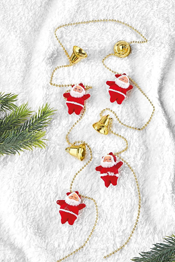 Mistique Home Noel Babalı Zincir Ağaç Süsü 120 cm