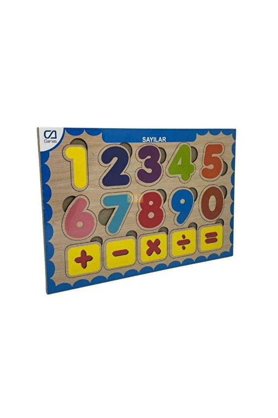 Ahşap Sayilar Eği̇ti̇ci̇ Set