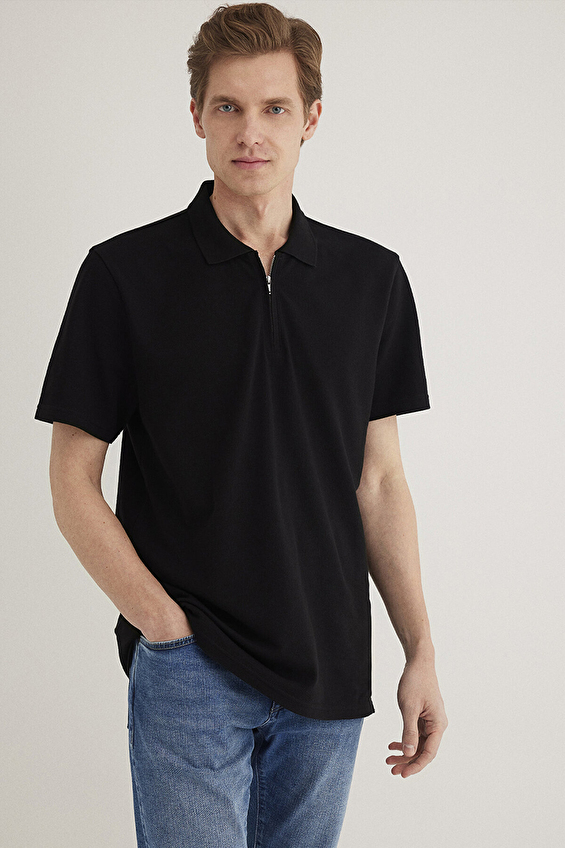 Mavi Erkek Polo Yaka Tişört M0612525 900 Siyah Mavi Erkek Polo Yaka Tişört M0612525 900 Siyah