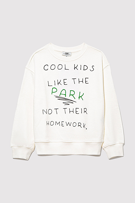 Mavi Kız Çocuk Sweatshırt M7S10094-70057 Mavi Kız Çocuk Sweatshırt M7S10094-70057