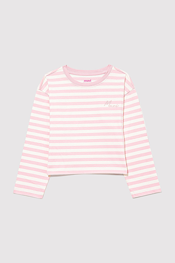 Mavi Kız Çocuk Tişört M7610262-89150 Mavi Kız Çocuk Tişört M7610262-89150