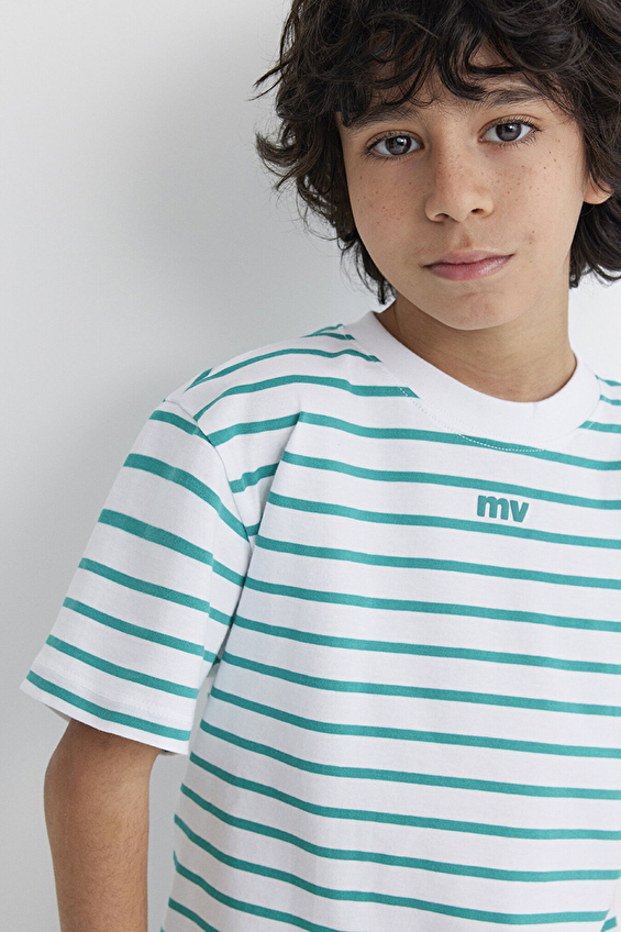 Mavi Loose Fit Erkek Çocuk Tişört M6610252 89156 Yeşil Mavi Loose Fit Erkek Çocuk Tişört M6610252 89156 Yeşil