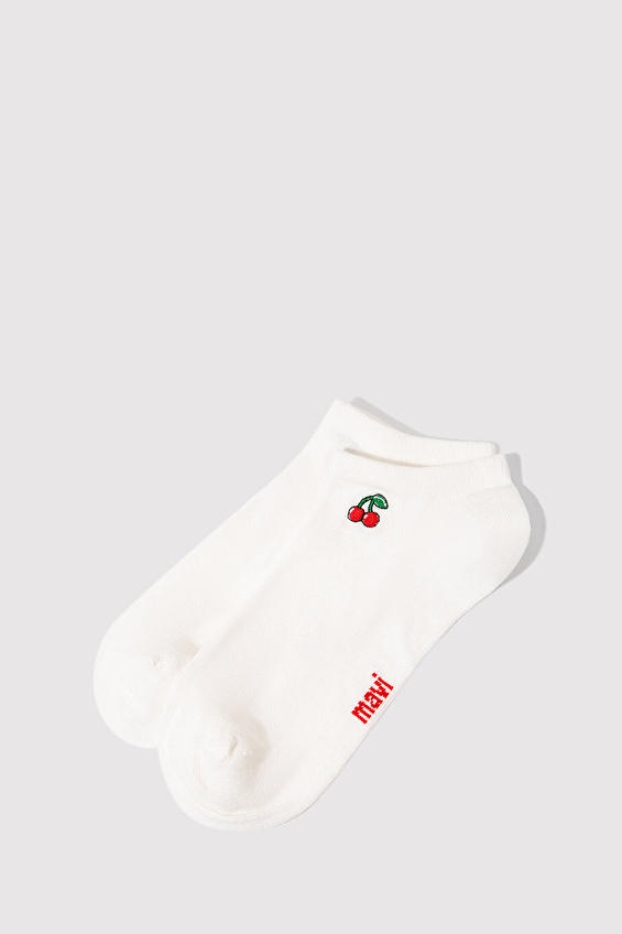 Mavi Kadın Babet Çorap M1913155 620 BYZ Beyaz Mavi Kadın Babet Çorap M1913155 620 BYZ Beyaz