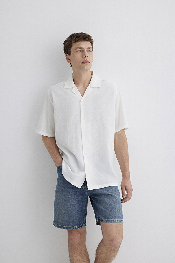 Mavi Erkek Gömlek M0211519 70057 Kırık beyaz Mavi Erkek Gömlek M0211519 70057 Kırık beyaz