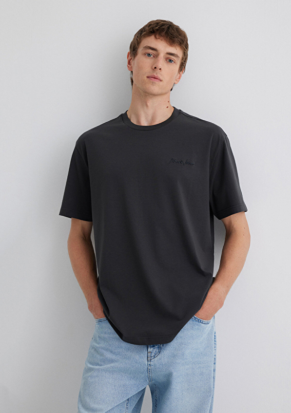 Mavi Erkek Tişört M0612733 70092 Siyah Mavi Erkek Tişört M0612733 70092 Siyah