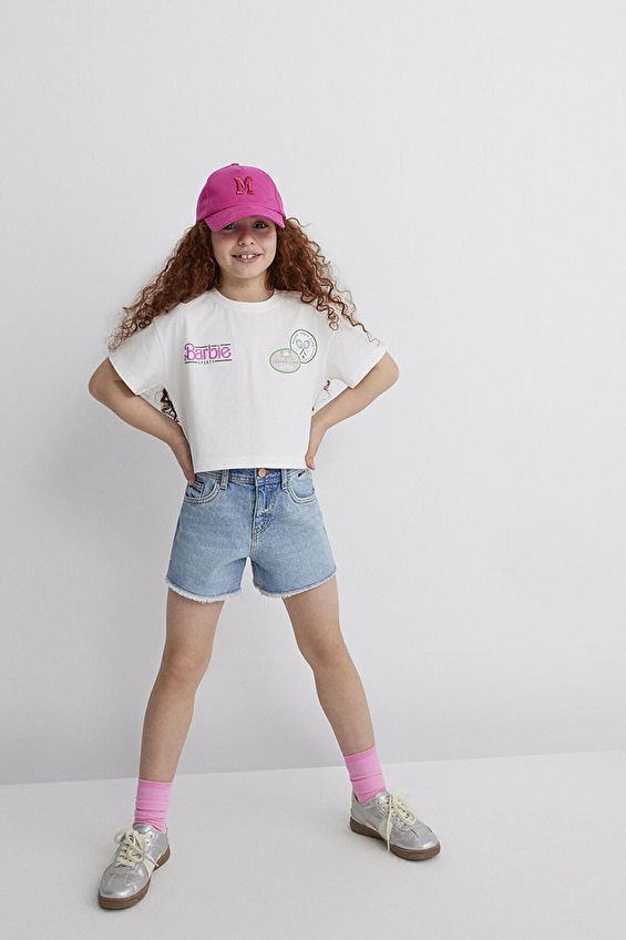 Mavi Kız Çocuk Kot Şort M7410655-89489 Mavi Kız Çocuk Kot Şort M7410655-89489