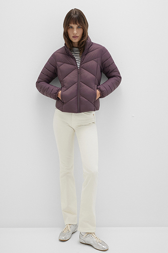 Mavi Slim Fit Kadın Mont M110698 70260 Bordo Mavi Slim Fit Kadın Mont M110698 70260 Bordo