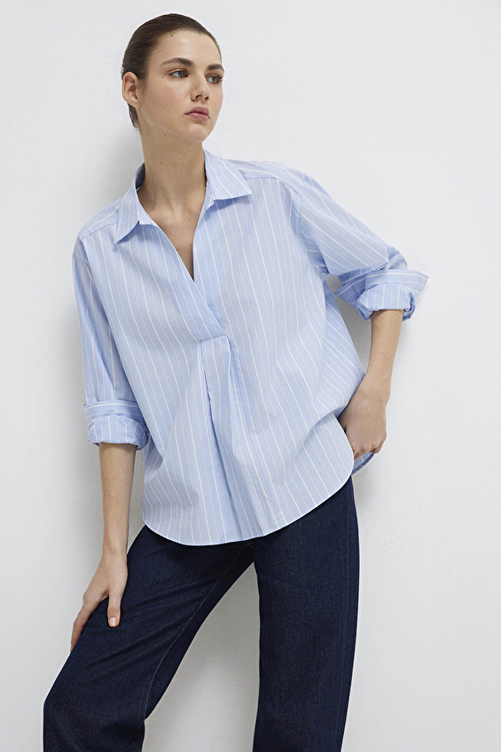 Mavi Kadın Bluz M1211226 84035 Mavi Mavi Kadın Bluz M1211226 84035 Mavi