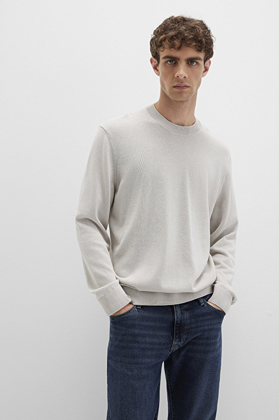 Mavi Erkek Triko M0710321 80192 Gri Mavi Erkek Triko M0710321 80192 Gri