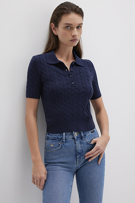 Mavi Kadın Kazak M1710328 84371 Lacivert Mavi Kadın Kazak M1710328 84371 Lacivert