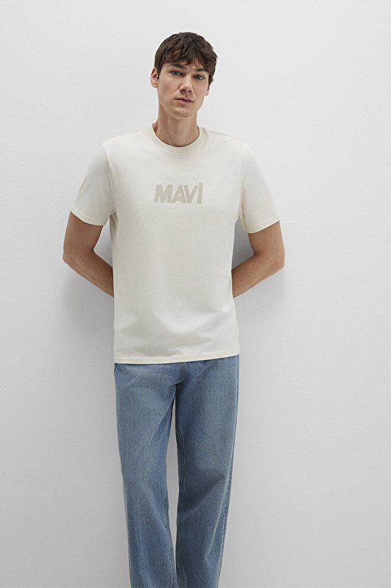 Mavi Erkek Tişört M0612896 70134 Bej Mavi Erkek Tişört M0612896 70134 Bej