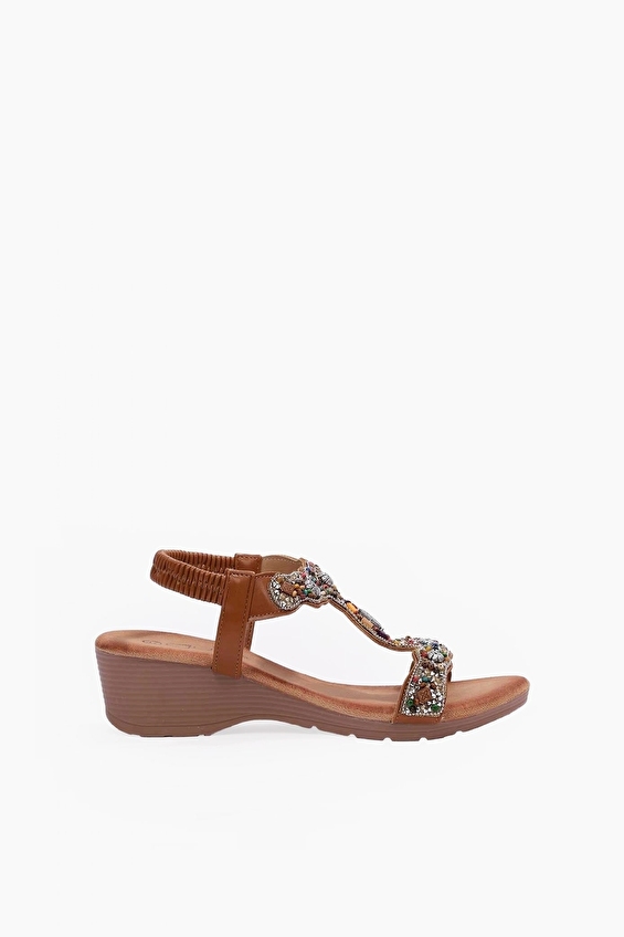 Guja Kadın Sandalet 26Y226 Camel