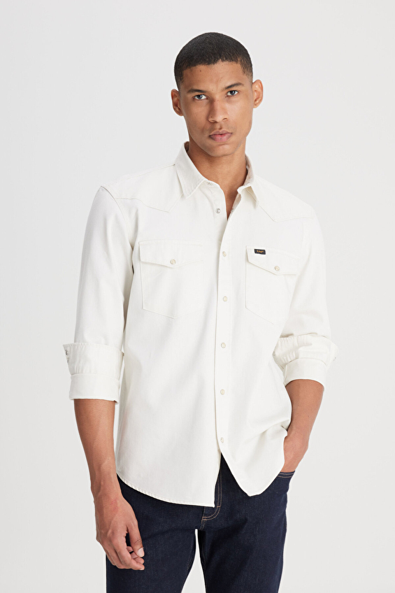 Lee Loose Fit Erkek Gömlek L241514614 Bej Lee Loose Fit Erkek Gömlek L241514614 Bej