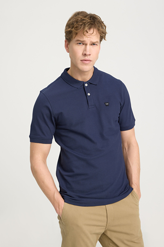 Wrangler Polo Yaka Regular Fit Kısa Kol Erkek Tişört W7D5K4XX2T410 Lacivert Wrangler Polo Yaka Regular Fit Kısa Kol Erkek Tişört W7D5K4XX2T410 Lacivert