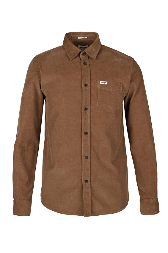 Wrangler Regular Fit Erkek Gömlek W5A14A211 Camel Wrangler Regular Fit Erkek Gömlek W5A14A211 Camel