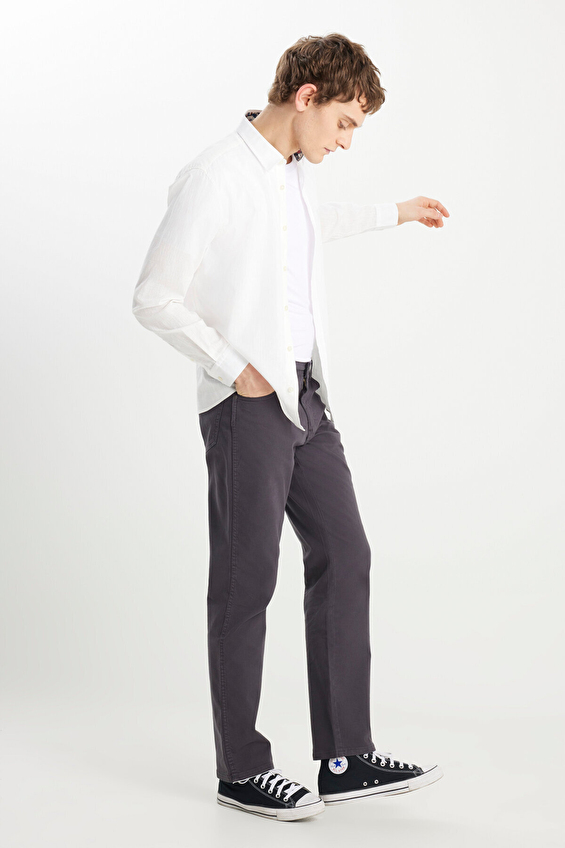 Wrangler Straight Fit Düz Paça Normal Bel Erkek Texas Pantolon W1218646116 Füme Wrangler Straight Fit Düz Paça Normal Bel Erkek Texas Pantolon W1218646116 Füme