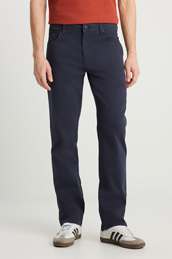 Wrangler Straight Fit Düz Paça Normal Bel Erkek Texas Pantolon W1218646411 Lacivert Wrangler Straight Fit Düz Paça Normal Bel Erkek Texas Pantolon W1218646411 Lacivert