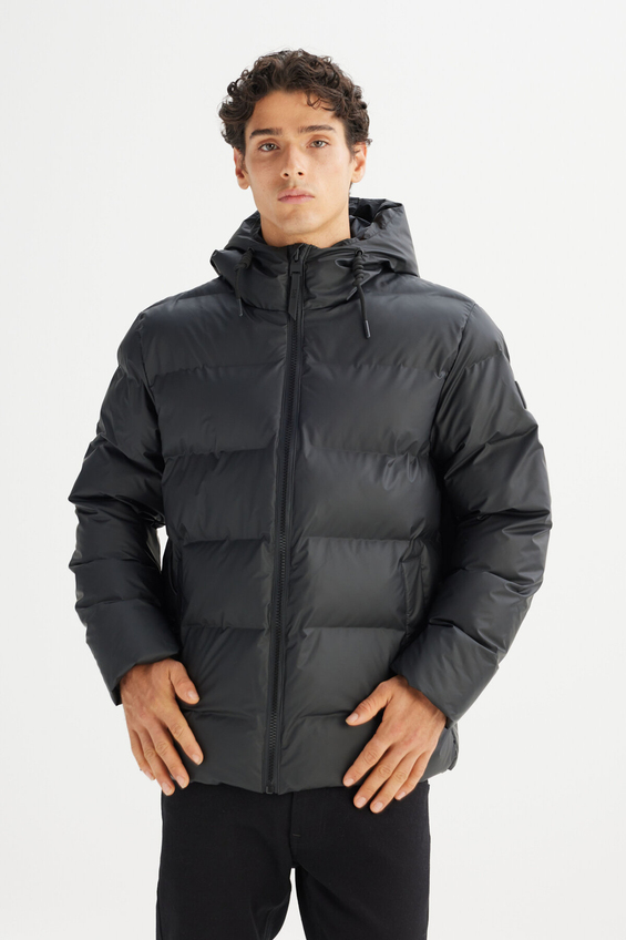 Lee Regular Fit Kapüşonlu Erkek Mont L2520263001 Siyah