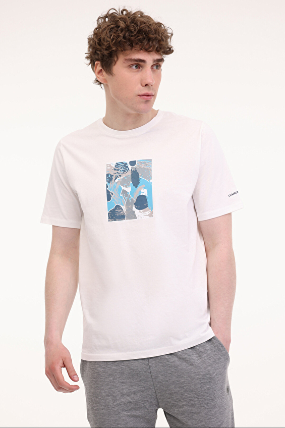 Lumberjack Regular Fit Bisiklet Yaka Erkek Tişört CHEN 11HL1004 Beyaz Lumberjack Regular Fit Bisiklet Yaka Erkek Tişört CHEN 11HL1004 Beyaz