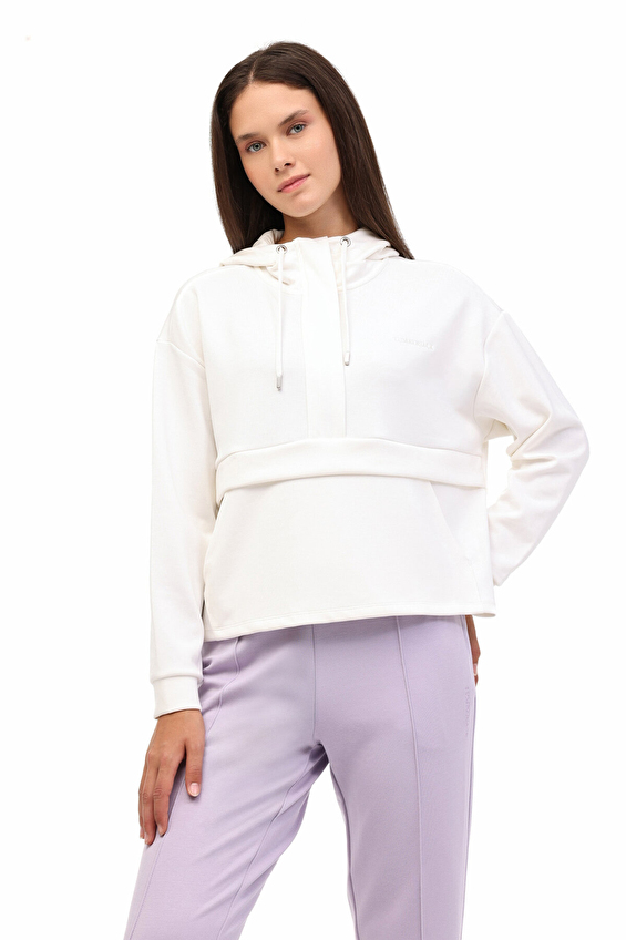 Lumberjack Kadın Sweatshirt 17ROSA Ekru Lumberjack Kadın Sweatshirt 17ROSA Ekru