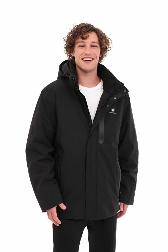 Lumberjack Erkek Kaban LUBECK 2KKB 03 Siyah Lumberjack Erkek Kaban LUBECK 2KKB 03 Siyah