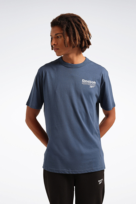 Reebok Erkek Tişört LC 7036 Mavi Reebok Erkek Tişört LC 7036 Mavi