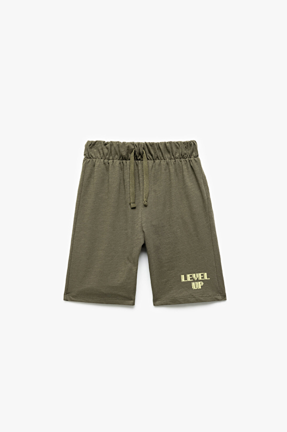 Koton Erkek Çocuk Şort 5SKB40087TK Haki Koton Erkek Çocuk Şort 5SKB40087TK Haki