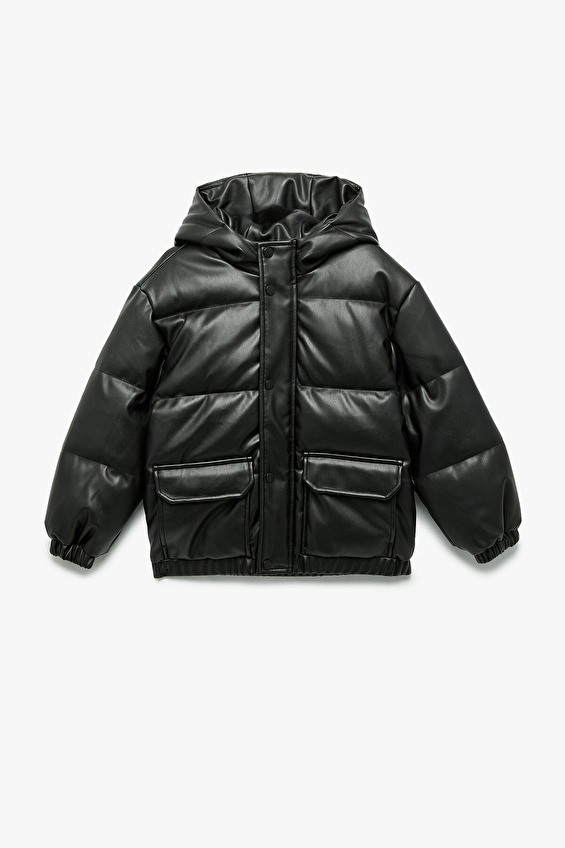 Koton Erkek Çocuk Ceket 6WKB20005TW Siyah Koton Erkek Çocuk Ceket 6WKB20005TW Siyah